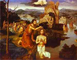 Joachim Patenier - The Baptism of Christ (1515) Kunsthistorisches Museum, Vienna